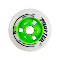 Roues de roller en ligne professionnelles en PU F1 à vitesse élevée, rebond haute élasticité, pour extérieur/piste/route/marathon 90/100/110mm 86A
