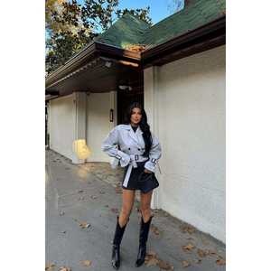 Women's <b>Smoked</b> Button-Front <b>Jacket</b> - Product Image 5