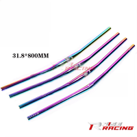 Guidon de vélo Rise Rainbow pour VTT/MTB/AM, course en descente, guidon de vélo de montagne, guidon coloré 800 mm
