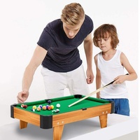 Mini table de billard pliable en bois 52x32x15cm pour enfants, divertissement familial, dortoir, table de billard interactive pour garçons, table de billard de bureau