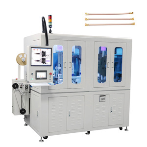 Rf <b>Cable</b> Automatic Both Ends Crimping <b>Machine</b> With Conduction Test Function 0.64-1.78mm 35-400mm Cutting Length Ac220V - Product Image 2