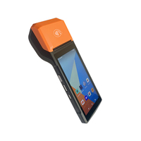 La más nueva impresora Pos portátil H10s de 5,5 pulgadas Android 4G Pos Machine con impresora portátil móvil