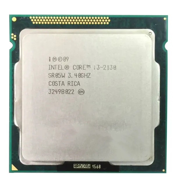 for Intel Core i3 2130 3.4GHz Dual Core LGA 1155 Socket H2 CPU Processor SR05W i3 3220 i3 3240 3210 i3 2100 i3 2120 2130 E3 1220