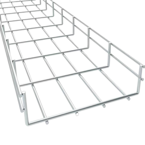 Soporte de malla de alambre galvanizado de alta calidad de 100 mm para bandejas de cables, sistema de soporte para bandejas de cables para exteriores, para la colocación de cables - Product Image 3