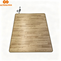 Tapis chauffant électrique carré en PVC, imperméable, antimicrobien, antidérapant, 110/220V, pour la chauffage des pièces domestiques