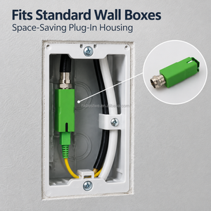 Receptor Óptico Mini FTTH Pasivo Sin Alimentación, Nodo de Fibra Óptica CATV, Conector SC APC a F Macho, Conversor de Fibra a RF - Product Image 5