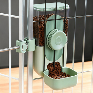 Toptan Evcil Hayvan Besleyici Dayanıklı Yer Tasarruflu Ayarlanabilir Mama Dağıtıcı Asılı Evcil Hayvan Mama Besleyici Köpekler ve Kediler için Kafeye Monte - Product Image 1