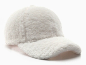 Gorra de Béisbol de Invierno para Mujer, de Lana de Cordero, Color Sólido, con Visera Cálida de Forro Polar, para Viajes al Aire Libre, Ajustable, Regalo Promocional - Product Image 2