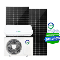 Climatiseur solaire Esun Stock All DC 1HP, 0,75 tonne, hors réseau, mini-split, système de climatisation solaire pour la maison