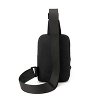 Custom Mini Nylon Enkele Kleine Vierkante Sling Messenger Bag Man Sport Schoudertas Voor Mannen Borst Cross Body Crossbody Tas Mannen