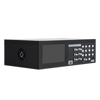 Console de mixage numérique professionnelle 16 canaux à montage en rack, écran tactile capacitif, suppression de rétroaction DSP, enregistrement USB, système de conférence