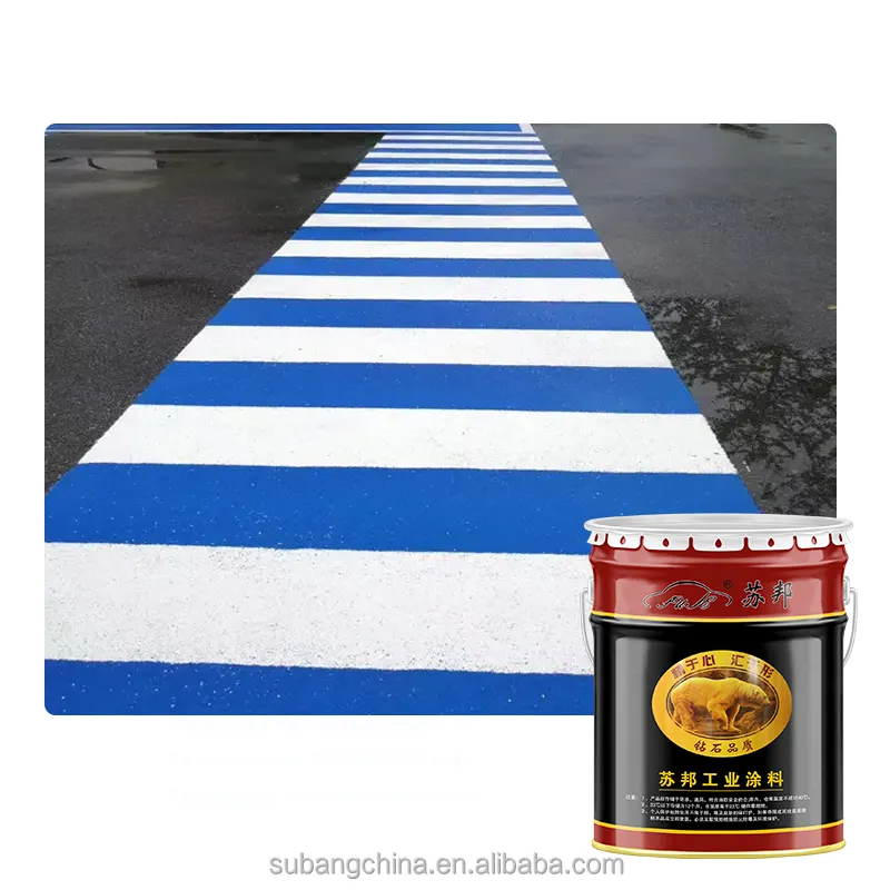 Acrylic Traffic Marking Paint Traffic Yellow And Traffic White Road marking Coatings