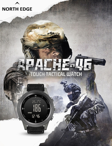 50m Waterproof <b>Smart</b> Watch Outdoor Waterproof Wristwatch Digital Watch North Edge APACHE 46 - Product Image 4