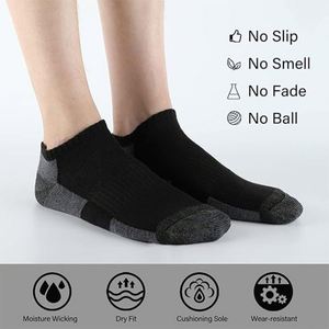 OEM Custom Ankle Athletic Cotton Coolmax <b>Socks</b> <b>Breathable</b> Running <b>Socks</b> for Men - Product Image 5