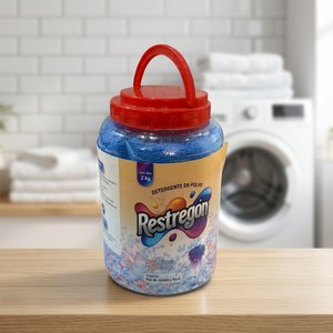 RESTREGON Lessive en Poudre Parfumée aux Notes Florales et de Linge Frais, Compatible Lave-Linge pour Vêtements, 15-30% d'Ingrédients - Product Image 3