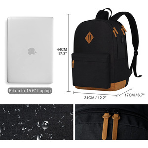 Oem Custom Waterdichte Opvouwbare Casual Design Polyester Schoolrugzak Jongens Meisjes Student Boekentas Algemene Dubbele Rugzak - Product Image 4