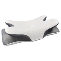 Oreiller cervical moderne en mousse à mémoire de forme certifié OEKO-TEX, tissu respirant et rafraîchissant, design ergonomique, logo personnalisé
