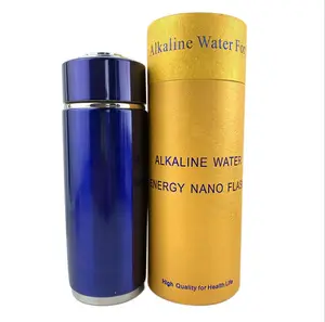 Rò Rỉ Miễn Phí Nắp Bpa Free Chân Không Cách Nhiệt Thép Không Gỉ Alkaline Flask Chai Nước Alkaline Cup