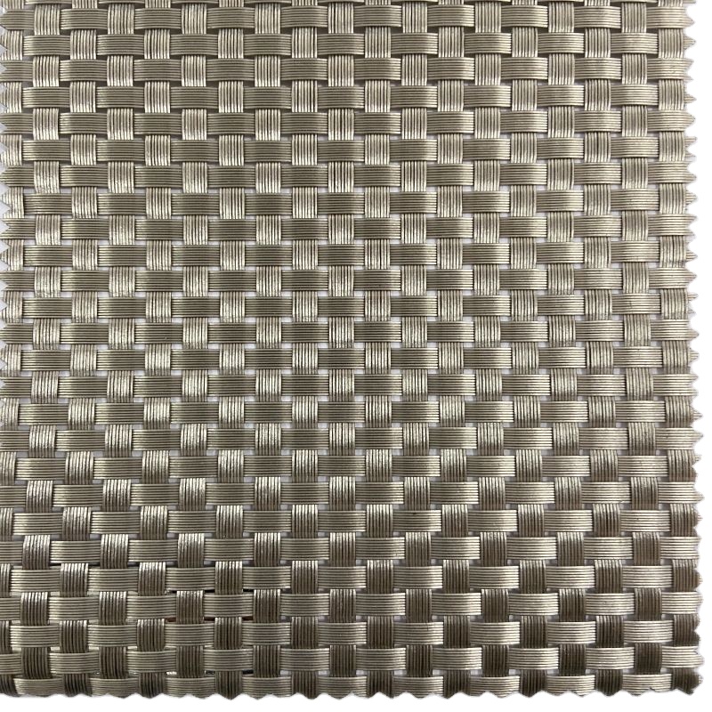 Coated PVC Woven Mesh Fabric Anti-UV Waterproof Outdoor Furniture & Car Use Curtain Fabric Medium Weight
