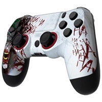 EXtremeRate Ghost Coque supérieure de remplacement personnalisée redessinée, coque avant, plaque frontale pour manette PS4 Slim Pro JDM-040/050/055