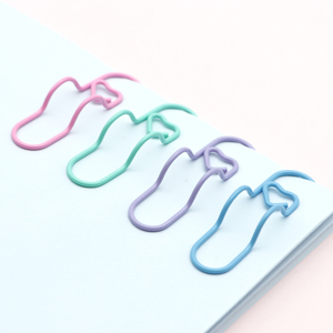 Accessorio per Penne <span class=keywords><strong>da</strong></span> Ufficio, Clip per Penne Creativa a Forma di Cuore, Rivestita in Plastica, Colore Macaron, Design Carino - Product Image 5
