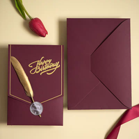 Cartes d'invitation de mariage personnalisées haut de gamme avec logo, cartes de remerciement avec enveloppes imprimées assorties pour les organisateurs d'événements