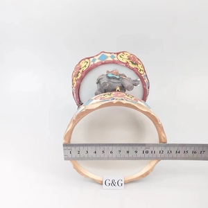 Cadeau d'anniversaire fille fille garçon enfants belle boîte à musique carrousel animal à remonter - Product Image 5