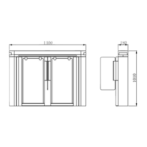 Barrière tourniquet mobile automatique d'usine pour un contrôle d'accès strict - Product Image 2