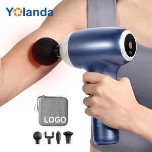 Pistola Fascial de percusión de tejido profundo portátil Atletas Masajeador de alivio corporal Vibrador Pistola de masaje - Product Image 1