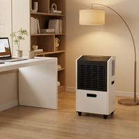 Dehumidifier Industri Listrik Baru 168L dengan Kompresor Hitachi, Dehumidifikasi Otomatis, Layar Digital, Hemat Energi