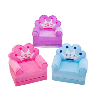 Sofá Plegable Infantil, Asiento de Peluche con Diseño de Dibujos Animados para Niños y Niñas, Colchoneta para Siesta en Jardín de Infancia, Cojín y Sofá para Bebés - Product Image 5