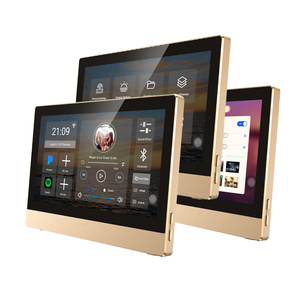 Juego de amplificadores de Audio <span class=keywords><strong>para</strong></span> el hogar inteligente con host de música de fondo de 7 pulgadas WiFi 8*25W amplificador de pared de diente azul Android <span class=keywords><strong>para</strong></span> altavoz de <span class=keywords><strong>techo</strong></span> - Product Image 3