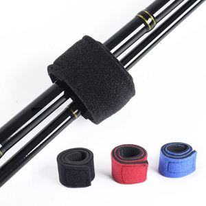 1/3PCS Fishing Rod Tie Holder Strap <b>Belt</b> Tackle <b>Elastic</b> Wrap Band Pole Holder Fastener Ties Outdoor Fishing Tools Accessories - Product Image 1