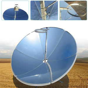 <span class=keywords><strong>Four</strong></span> <span class=keywords><strong>solaire</strong></span> parabolique écoénergétique de 1,5 m de diamètre, foyer de 28 cm, 1500 W, en tôles d'aluminium anodisé brillant, avec boîtier de combinaison PV domestique - Product Image 2