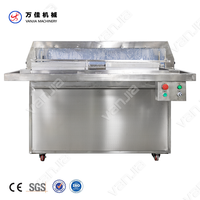 Lave-bouteilles semi-automatique à poussée pour verre et flacons, machine de lavage, rinçage et nettoyage pour bouteilles en verre et pots