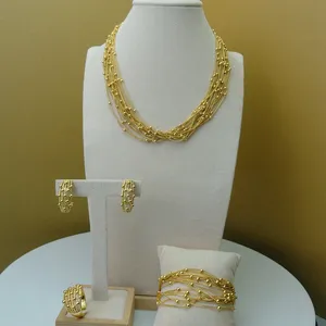 Yuminglai haute qualité bijoux chaînes bijoux Dubai ensembles de bijoux pour femmes fhk5807