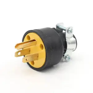 15A 125V 3 Wire Electrical Replacement Plug