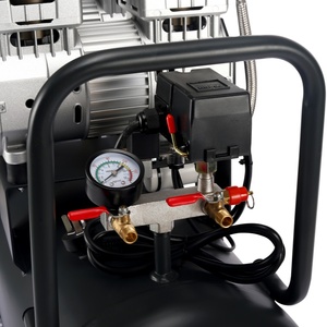 Compresseur d'air silencieux sans huile à piston 68 <span class=keywords><strong>BBar</strong></span> 50L, portable, pour la maison, meilleur prix, 220V, pompe à peinture électrique, moteur, à vendre - Product Image 6