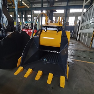 Cucharón triturador hidráulico <span class=keywords><strong>Bonovo</strong></span> con apertura de mandíbula de 1350 mm para excavadoras y aplicaciones de roca/piedra en construcción - Product Image 4