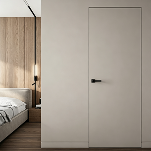 Puerta Interior Oculta de Madera sin Marco, Moderna y Personalizada, Eficiente Energéticamente, con Acabado <span class=keywords><strong>Invisible</strong></span> para Proyectos de Renovación de Interiores de Viviendas - Product Image 6