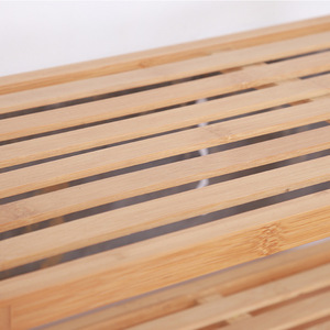 Fujian Bicheng Industry Trade Co Ltd Bamboo <b>Shoe</b> Rack Double Layer 70.5cm X 30cm X 40cm Freestanding <b>Storage</b> <b>Space</b> <b>Saving</b> - Product Image 3