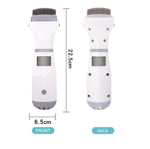 Pettine elettrico <span class=keywords><strong>per</strong></span> animali domestici <span class=keywords><strong>per</strong></span> gatti e <span class=keywords><strong>cuccioli</strong></span> funzione autopulente a batteria strumento di rimozione delle pulci dei pidocchi fatto di spazzole di plastica - Product Image 2