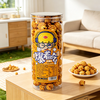 MUI Halal Snacks Céréaliers Croustillants et Crémeux au Popcorn, Sans Gras Trans, Prêts à Consommer |   Emballage en gobelet OEM pour en-cas de supermarché