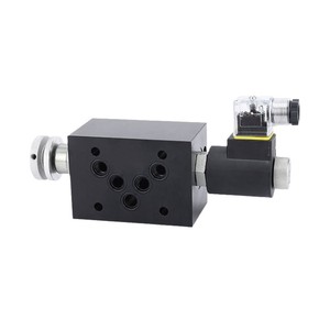 Vanne de régulation de débit hydraulique à solénoïde MFS-03T, raccord fileté, en acier au carbone, pour applications multiples - Product Image 1
