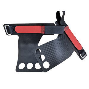 Custom Logo in pelle impugnatura a mano rigida cintura di potere in Silicone sport stile Fitness Grip per esercizi di Fitness - Product Image 2