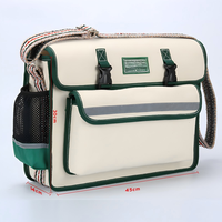 Bolsa de Lona Multifuncional para Herramientas, Bolsa de Hombro/Bandolera Resistente y Reforzada, Kit de Herramientas Impermeable