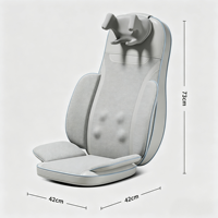 Coussin de massage électrique 4D pour le dos avec chaleur, coussin de massage Shiatsu pour le dos, coussin de siège de massage pour voiture vibrant et chauffant