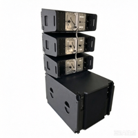 Système de sonorisation de concert professionnel Bi-Amplifié 8 Ohm, enceinte Line Array double 10 pouces à aimant néodyme, passif, PA-V20