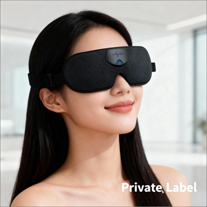 Masseur oculaire chauffant avec contrôle de la minuterie, matériau ABS+PU - Confort, chaleur, cadeau pour les parents, les partenaires, les amis, les occasions festives - Product Image 1