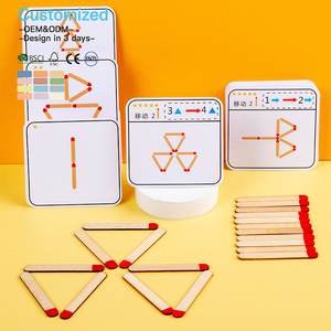 Jeu de puzzle en bois <span class=keywords><strong>Montessori</strong></span> EDULAND OEM ODM pour enfants, maternelle, mathématiques, logique, pensée créative - Product Image 1